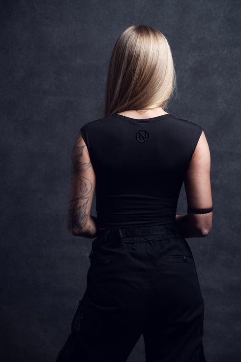 BLACKOUT EVENTS × NØIRTEK CROP TOP MERCH