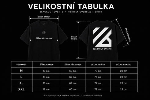 BLACKOUT EVENTS × NØIRTEK OVERSIZE T-SHIRT MERCH
