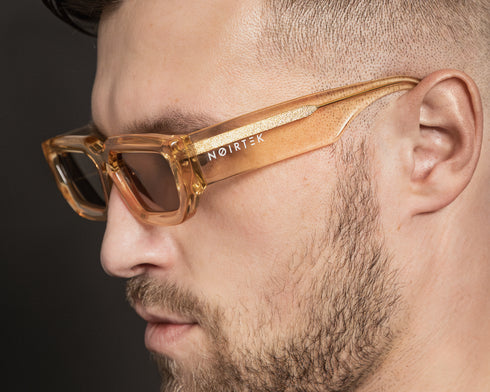 NØIRTEK — GOLD FRAME SUNGLASSES