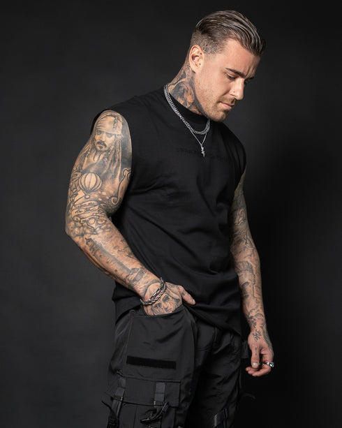 NØIRTEK Mens Oversized Tee "BORN FROM DARKNESS"