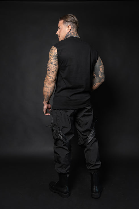 NØIRTEK Mens Oversized Tee "BORN FROM DARKNESS"