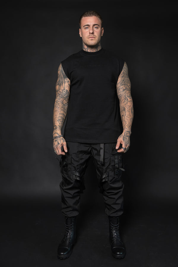 NØIRTEK Mens Oversized Tee "ALL WE NEED IS BASS"