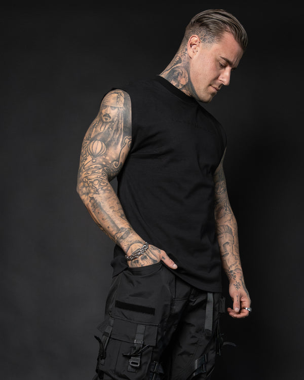 NØIRTEK Mens Oversized Tee "ALL WE NEED IS BASS"